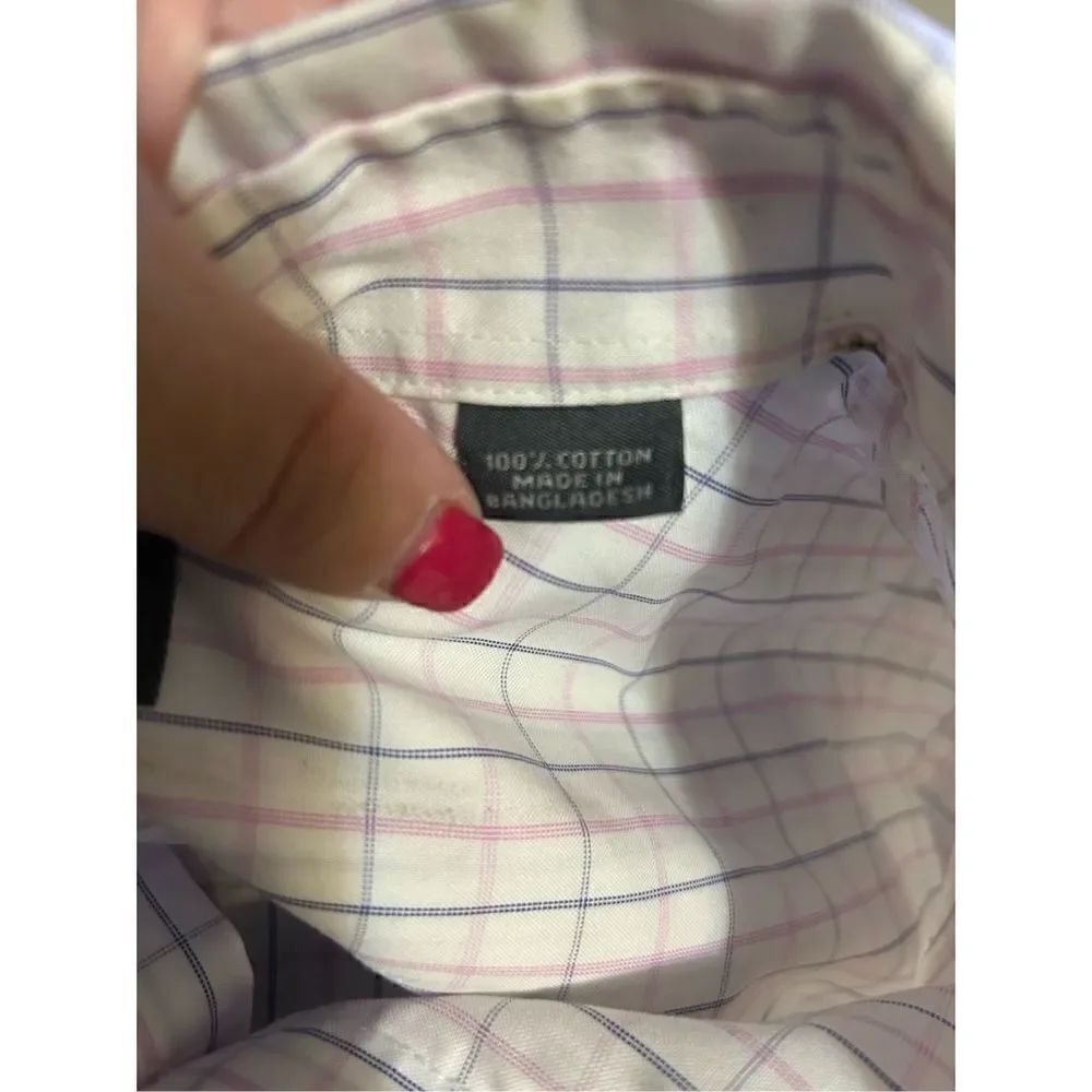 Kenneth Cole reaction long sleeve button up shirt size large - Picture 4 of 6